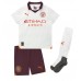 Billiga Manchester City Erling Haaland #9 Barnkläder Borta fotbollskläder till baby 2023-24 Kortärmad (+ Korta byxor)